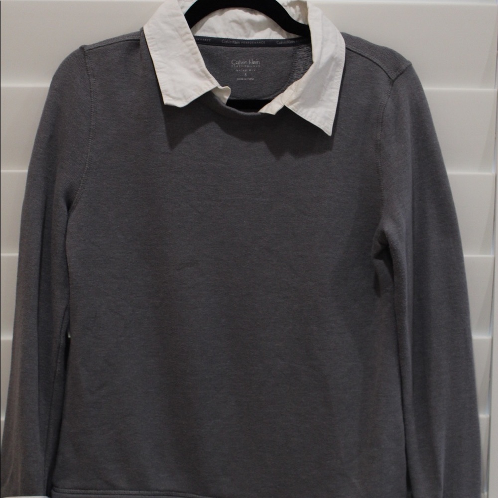 Calvin Klein grey jersey
